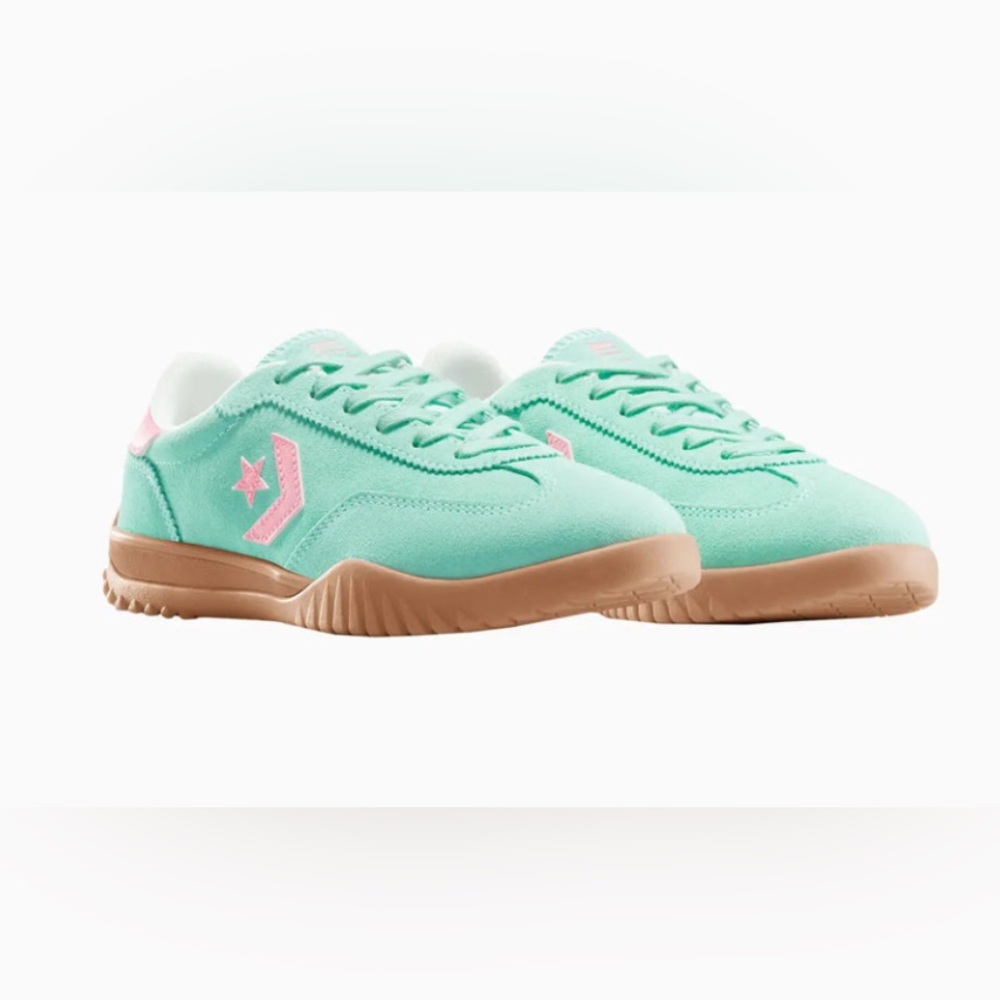 Converse Run Star Trainer Suede Sneakers Aqua/Pink Men’s Size 13 (NWT) - Picture 16 of 16